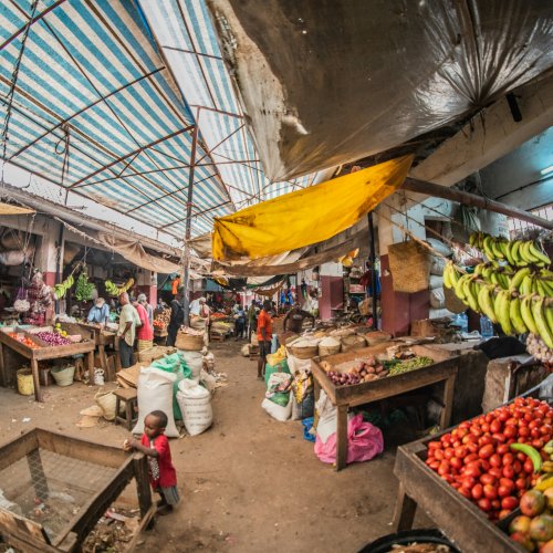 Рынок в Ламу