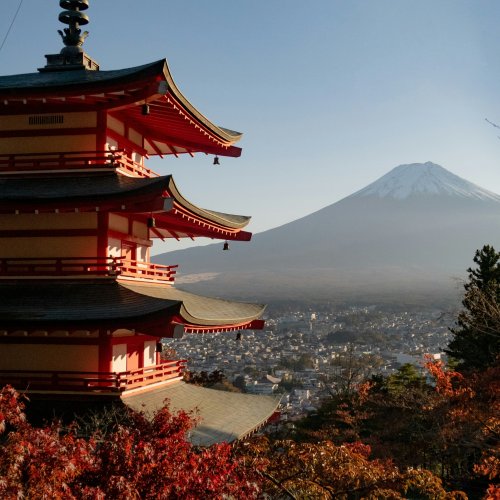 Фотография Пагода Чуреито (Arakurayama Sengen) — классическая фототочка на Фудзи