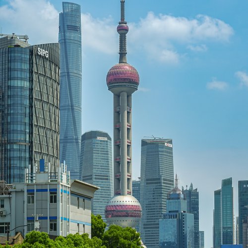 Телебашня «Восточная жемчужина» (Oriental Pearl Tower)