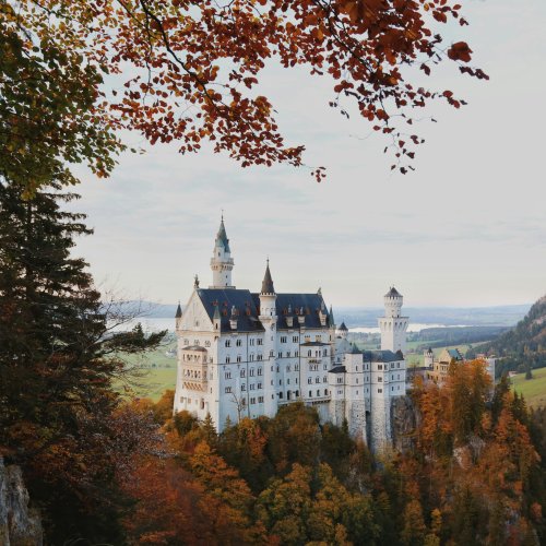 Нойшванштай осенью