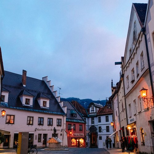 Городок Фюссен, рядом с замком