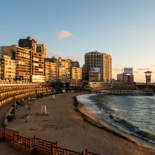 Городской пляж в Александрии